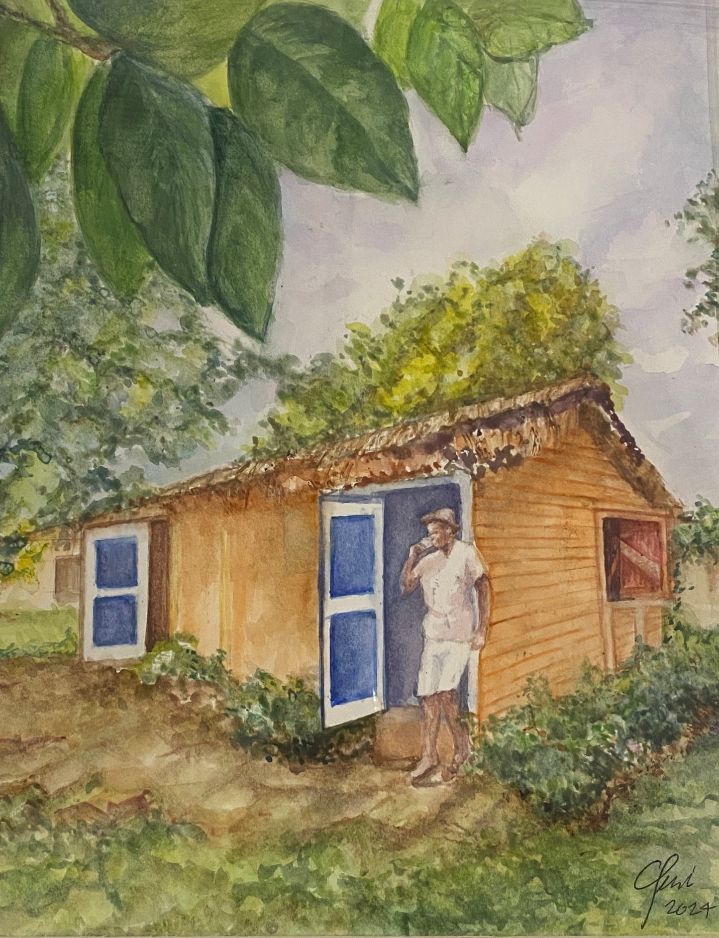 Café en el campo